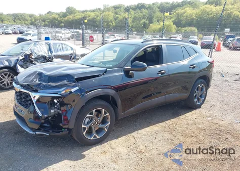 2025 Chevrolet Trax Fwd Lt из США, поврежденный, VIN KL77LHEPXSC063311